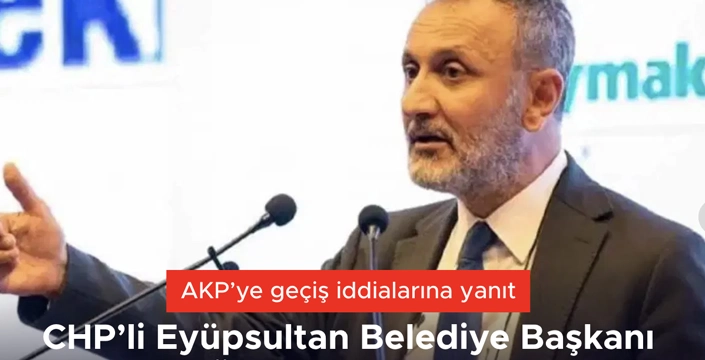 EYÜPSULTAN BELEDİYE BAŞKANI ÖZMEN AÇIKLAMA YAPTI