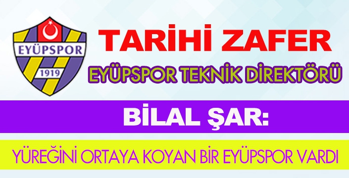 BİLAL ŞAR'DAN AÇIKLAMA