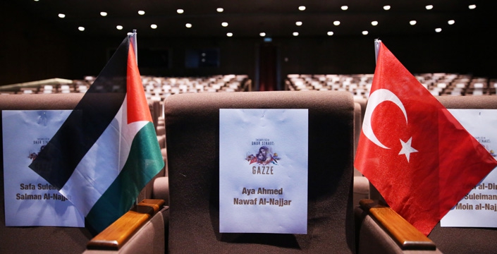 Sinema koltukları Gazze’de şehit olan çocuklara ayrıldı